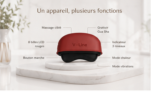 Appareil de soin visage V-Line 5-en-1